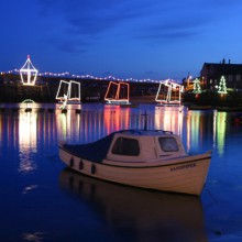 Mousehole Christmas lights