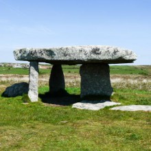 Megalithkultur und ein prähistorisches Dorf in West Cornwall