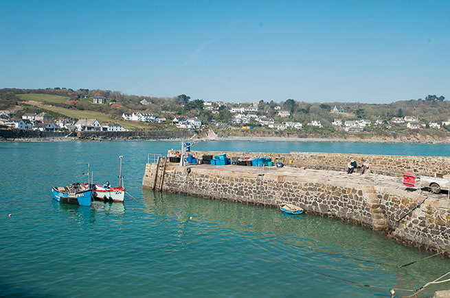 Coverack harbour