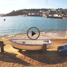 Werfen Sie einen Blick auf die Webcam im Hafen von St Ives!