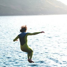 Wilde Schwimmen in Cornwall