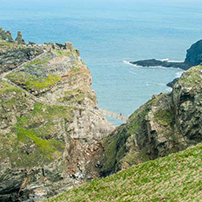 Ein Familienausflug zur Burg Tintagel