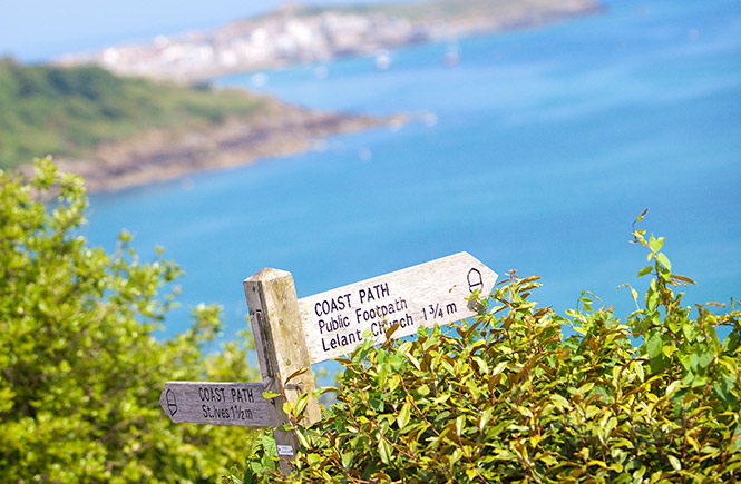 Urlaub Cornwall, Küstenwanderwege