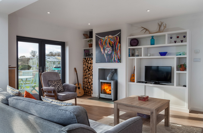 Properties-With-Woodburners-Sea-View-Kitchen